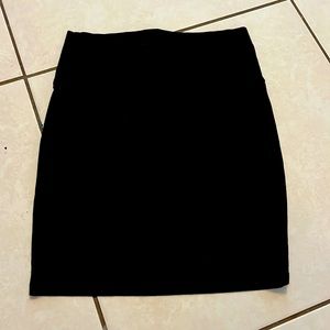 Black pin skirt